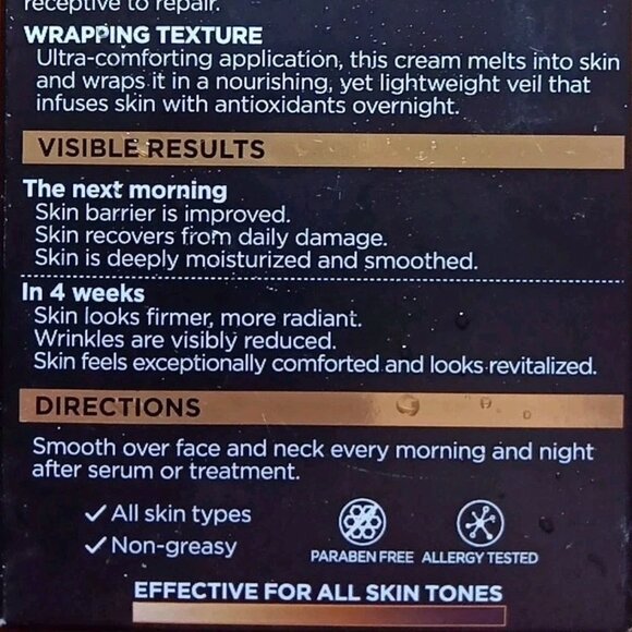 L'OREAL PARIS AGE PERFECT CELL RENEWAL MIDNIGHT CREAM ANTIOXIDANT COMPLEX! 1.7OZ - Picture 11 of 11